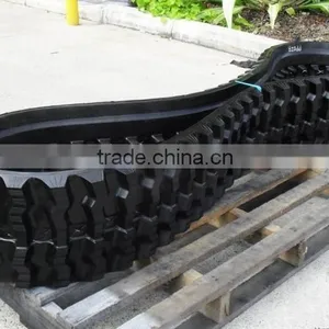 VIO50 Rubber Track, VIO50 Rubber Pad, VIO50 Rubber Plate, 400*75.5*74 thumbnail-1