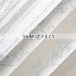 100% Polyester Curtain Embroidery Fabric For Interior Window thumbnail-6
