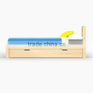 Foshan Factory Supply Modern Design Solid Wood Kids Bed thumbnail-3