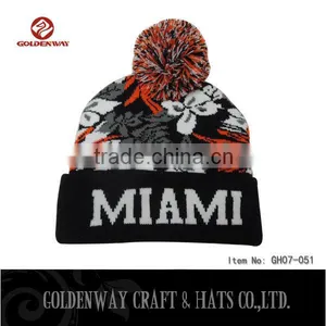 Fashion Wholesale Man Beanie Hats With Folded Brim thumbnail-1