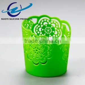 Coffee Mug Silicone Cup Sleeve With Beautiful Flower Shape thumbnail-5