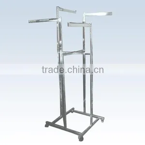 Metal Clothing Round Garment Hanging Display Racks thumbnail-1