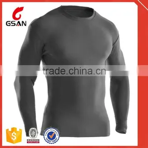 Blank Compression Shirt Mens Sport Wear Compression Tops thumbnail-1