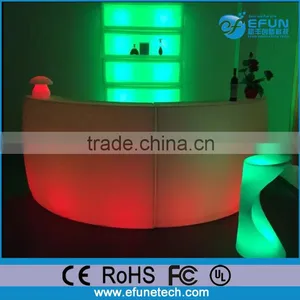 Modern Led Furniture Set ,illuminated Led Glowing Counter for Restaurant thumbnail-1