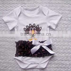 Hot Sale Thanks Giving Item Organic Cotton Baby Rompers Wholesale thumbnail-1