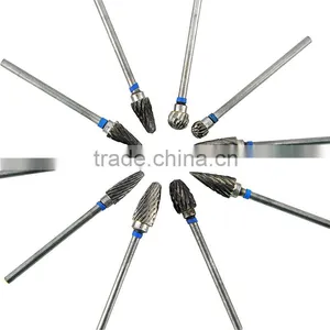 2016 Hot Sale Denshine Brand New Tungsten Steel Dental Burs Lab Burrs Tooth Drill 10 Pcs/ Pack thumbnail-1