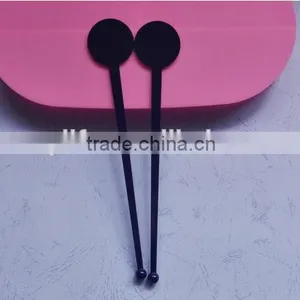 Best Quality Disposable Custom-made Cocktail Plastic Sticker Party Drink Stirrer thumbnail-2