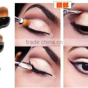 10x Foundation 2016 Brushes Toothbrush Shaped Cream Puff Black Oval Makeup Brush thumbnail-1