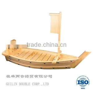 ISO9001 Factory Wholesale Bamboo Sushi Boat thumbnail-3