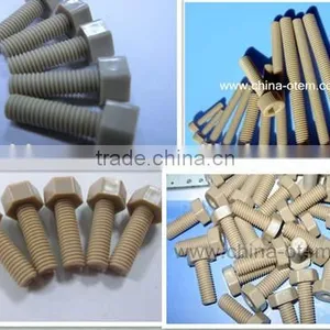 Plastic Injection Parts PEEK Round Head Bolt thumbnail-1