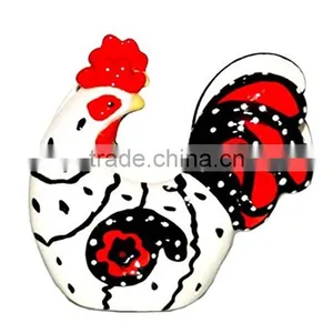 Personalized Handmade Color Glazed Decorative Handpainted Rooster Napkin Holder thumbnail-1