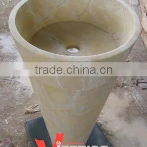 Stone Pedestal Marble Sink thumbnail-1