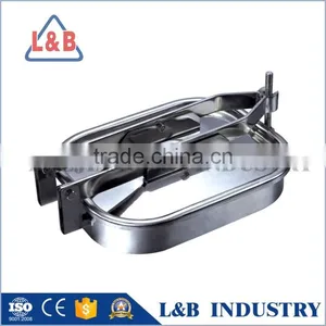 Size DN300-1000 Stainless Steel Sanitary Manway Door thumbnail-3
