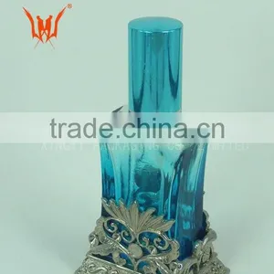 20ml/30ml/50ml/100ml Arabic Perfume Bottle,cool Sea Blue Arabic Glass Bottles thumbnail-1