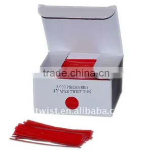4" Paper Twist Ties /stripes thumbnail-1