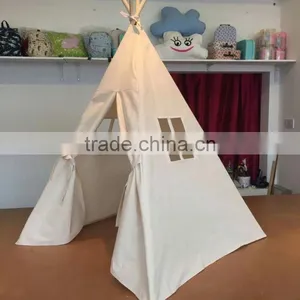 Promotional Kids Children Play Indoor Room Cotton Canvas Indian Teepee Tent thumbnail-4