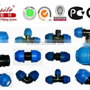 2015 Best Selling PP Fitting Compression Reducing Coupling for Connect Irrigation Water Pipe thumbnail-1