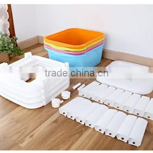 3 DRAWER WIDE CART AQUA BLUE TINT STORAGE ORGANIZER NEW thumbnail-6