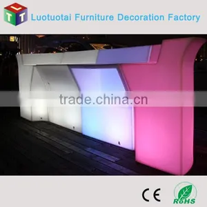 PE Plastic Led Bar Furniture /bar Counter With Ice Bin thumbnail-5