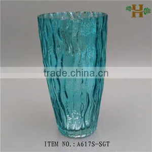 Factory Price Colored Glass Flower Vase thumbnail-1