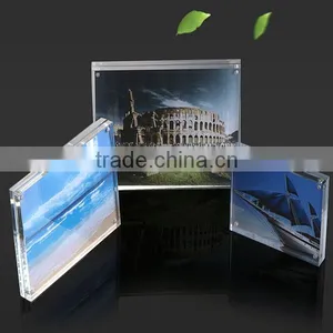 2016 New Style Acrylic Photofunia Double Sided Magnetic Photo Frame With Magnet thumbnail-4