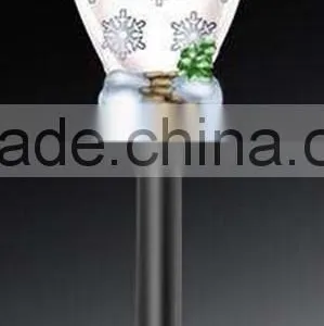 Solar Polyresin Santa Christmas Garden Decoration Path Light thumbnail-1