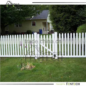 Traditional Cheap Vinyl/Pvc/Plastic Picket Fence Gate For Garden Factory thumbnail-1