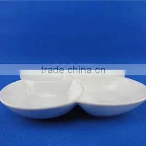 4 Compartment Fruit Plates Porcelain Material thumbnail-2
