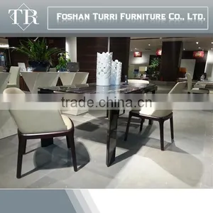 High Quality Dining Wood Chair With pu Leather thumbnail-6