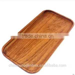 New Creative Handmade Natural Wooden Tray With Low Price thumbnail-1