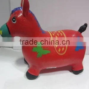 Painted Inflatable Toys for Children Jumping Horse thumbnail-1
