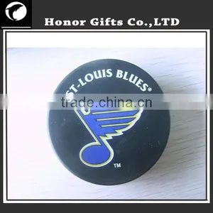 Rubber Custom Logo Printing Ice Hockey Puck thumbnail-1