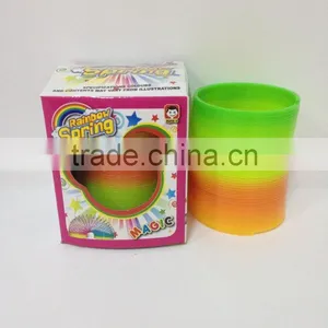 Promotional High Quality Classic Magic Rainbow Spring /plastic Rainbow Circle thumbnail-1