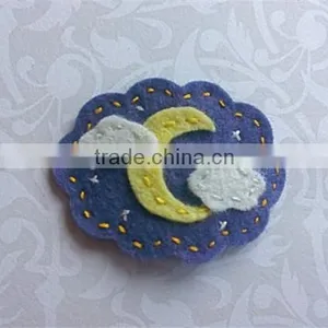 2017 Felt Hair Clips Starry Night Made in China thumbnail-1