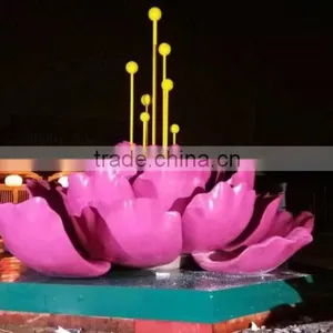 Fresh Artificial Giant Lotus Flower thumbnail-2
