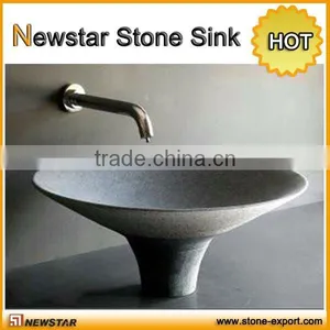Natural Stone Sink Round Design thumbnail-1