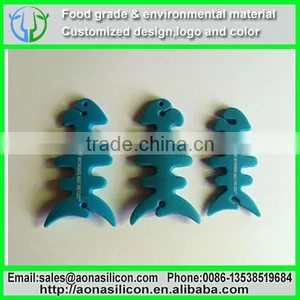 Fish Bone Silicone Cable Ties|silicone Cable Clips|silicone Cable Organizer|silicone Cable Winders thumbnail-1