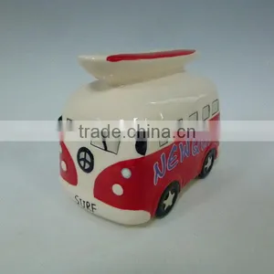 Ceramic Bus Coin Bank thumbnail-3