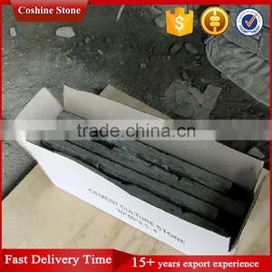 Green Natural Slate Cultured Stone Stacked Stone for Wall Panel Cladding thumbnail-4