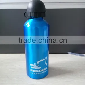 600ml Aluminium Water Sport Bottle With Lid and Handle thumbnail-3
