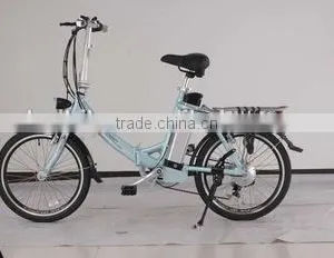 20 Inch Fashionable CE Foldable Electric Folding Bike for Women thumbnail-2