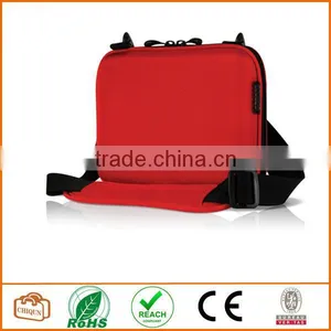 Mini Messenger Bag w/ Built-in Grid-it Organizer RED thumbnail-1