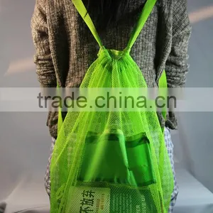 2016 Green Sand Away Carry All Beach Mesh Bag Tote (Swim, Toys, Boating. Etc) thumbnail-3