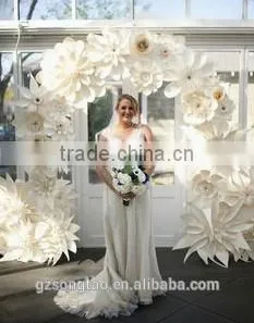 Factory Outlet Artificial Flower Cloth Flower Wall for Wedding Decoration thumbnail-1