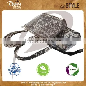 Hot Selling See Through Pvc / 10 Oz Canvas Tote Bag With Pouch thumbnail-2