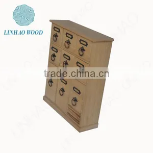 Wooden Tea Box With Drawers thumbnail-2