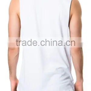 Mens Singlet Vests Custom Print Tank Top 100 Cotton Tank Top thumbnail-4