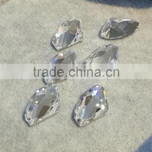 Galactic High Quality Flat Back Stones Glass Sew On Pendant For Garment Accessories thumbnail-1