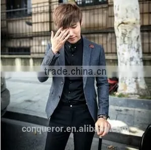 Slim Fit Suit,bespoke Casual British Men Suit SHT1149 thumbnail-1