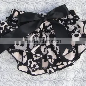 Wholesale Children Stain Underwear Ruffle Panties Baby Panties Bloomer Rand Baby Clothes With Bow thumbnail-5